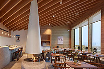 Restaurant The Japanese at Gütsch on 2400M in Andermatt / Schweiz